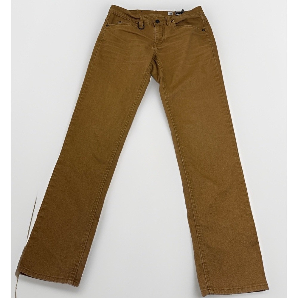 Empyre Skeletor Skinny Pants Tobacco Brown Stretch Skate Jeans Size 28‎ (30x30)